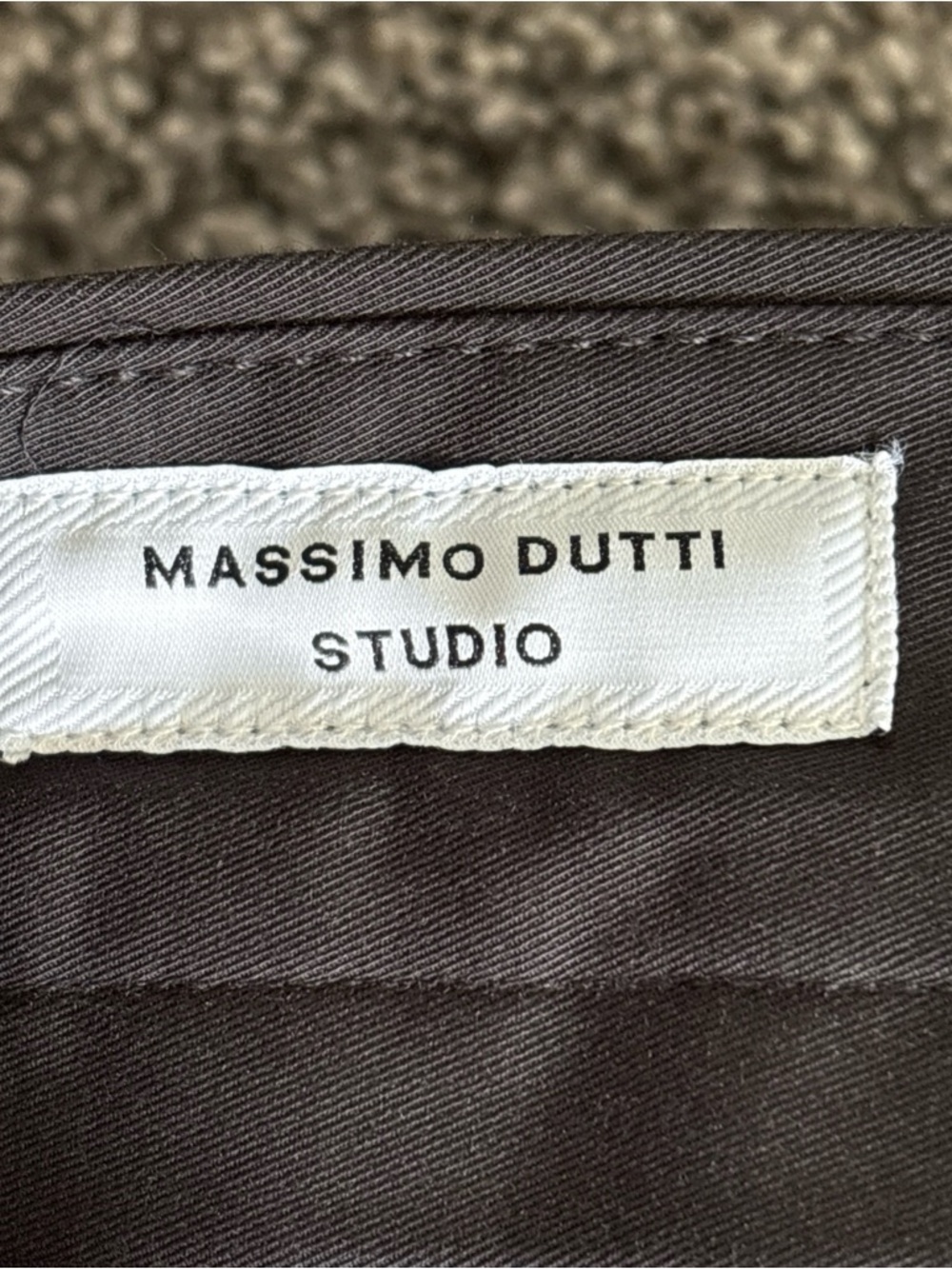 Massimo Dutti Mens Dress Pants Wide Fit Size 36 Black Designer Business Casual - Picture 7 of 16